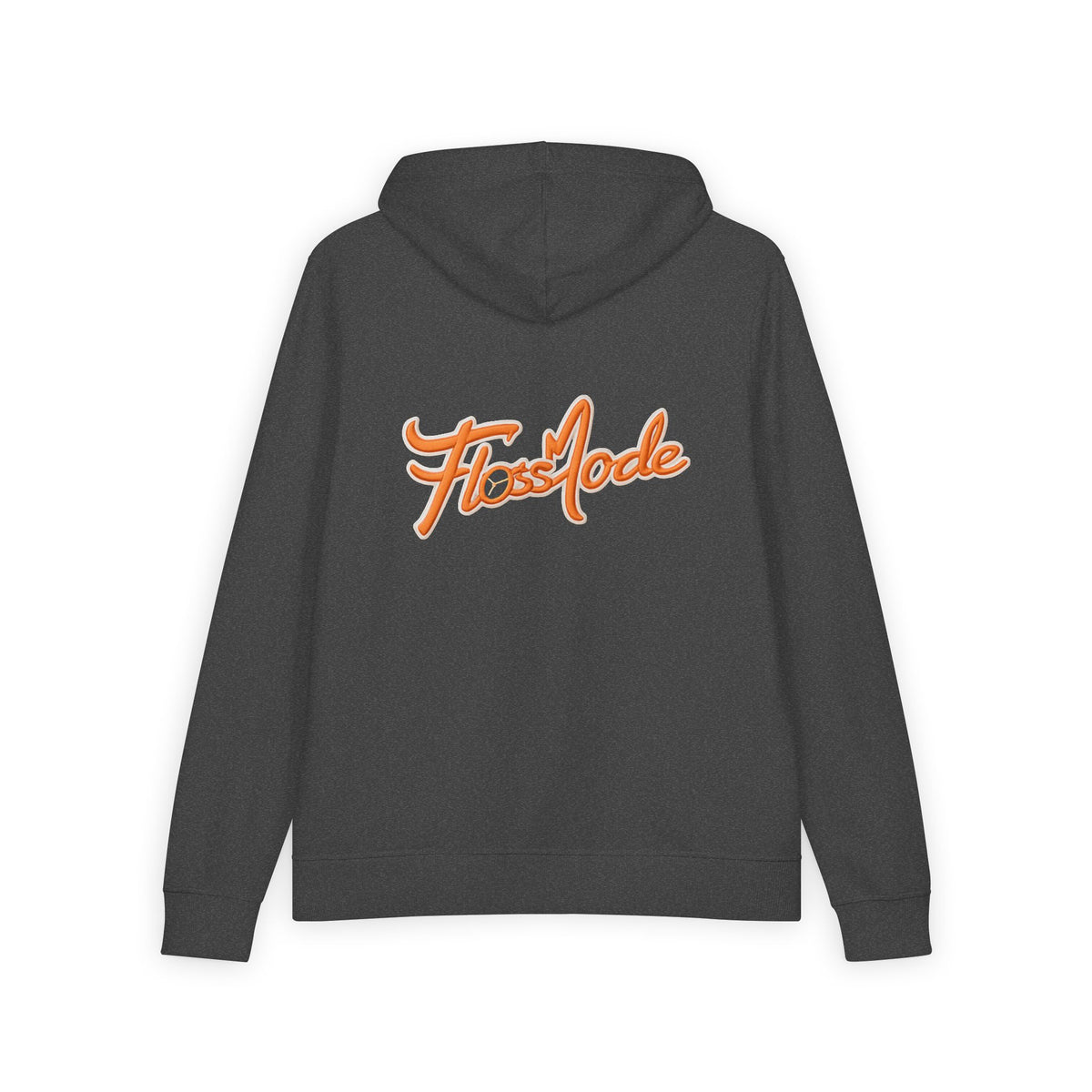 Ember Script Zip Hoodie — 'Firefly' Minimal Chest Logo