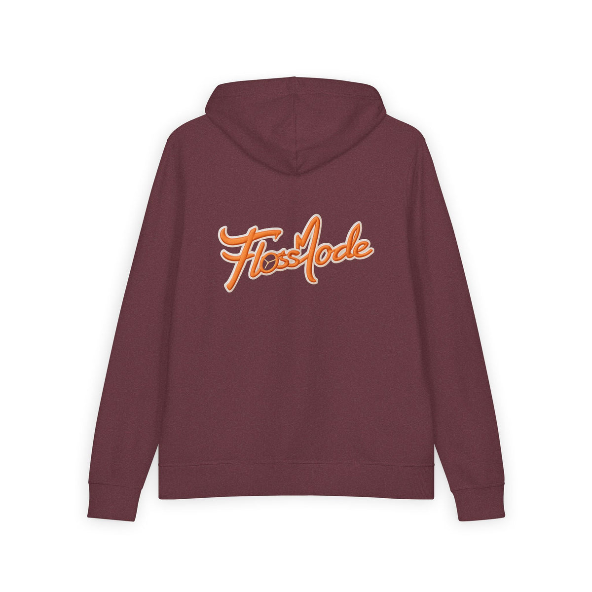 Ember Script Zip Hoodie — 'Firefly' Minimal Chest Logo