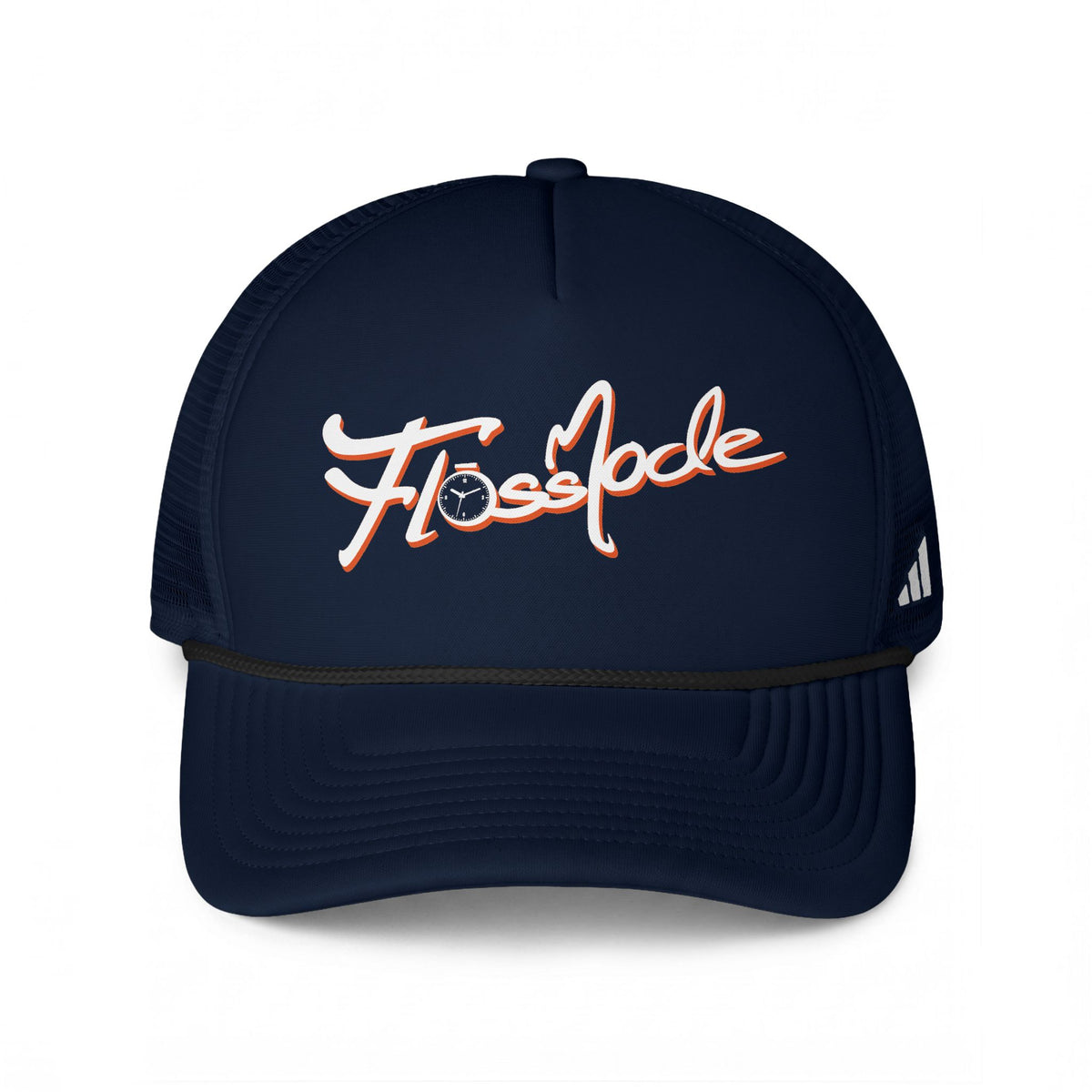Floss Mode Trucker Hat - Retro Script Mesh Baseball Cap