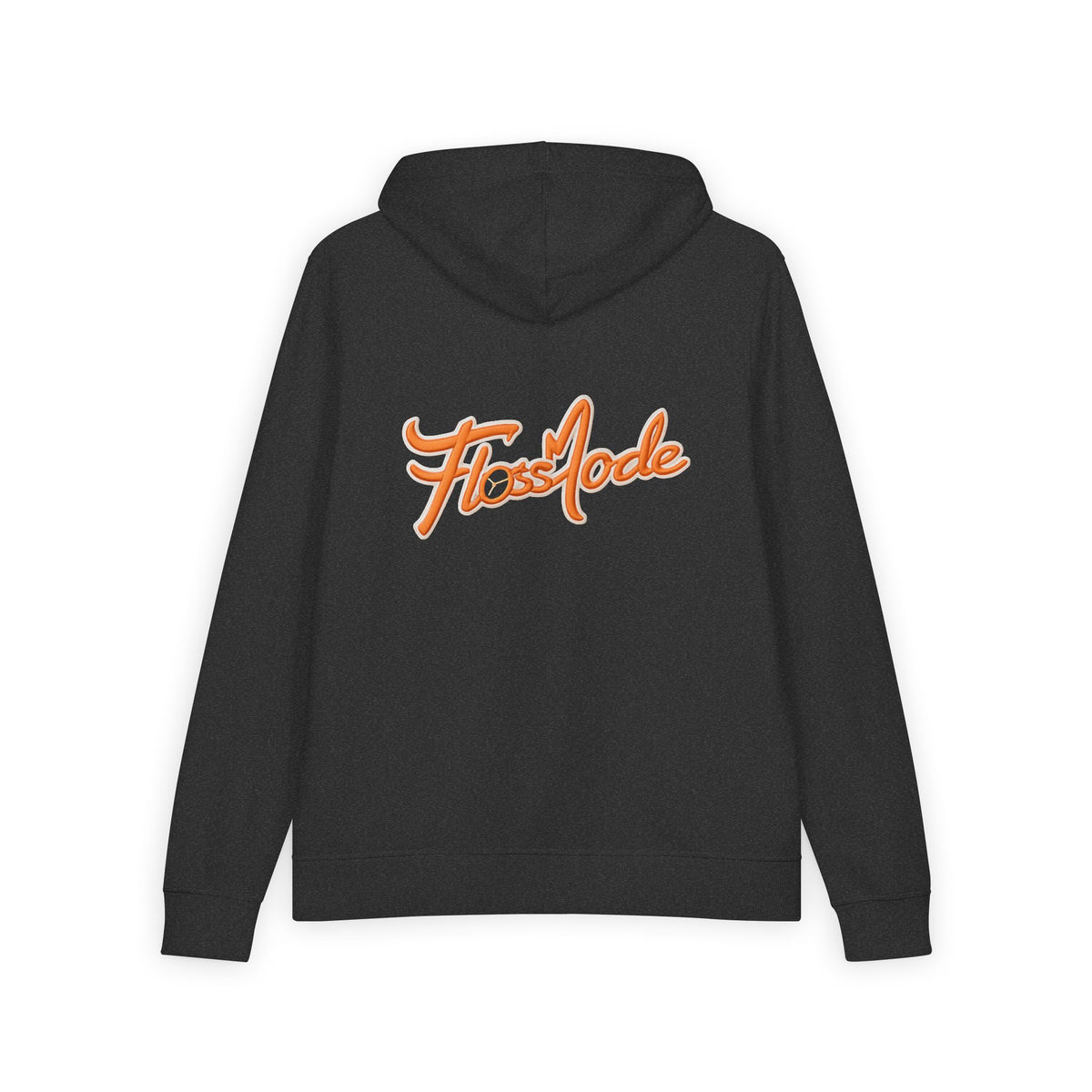 Ember Script Zip Hoodie — 'Firefly' Minimal Chest Logo