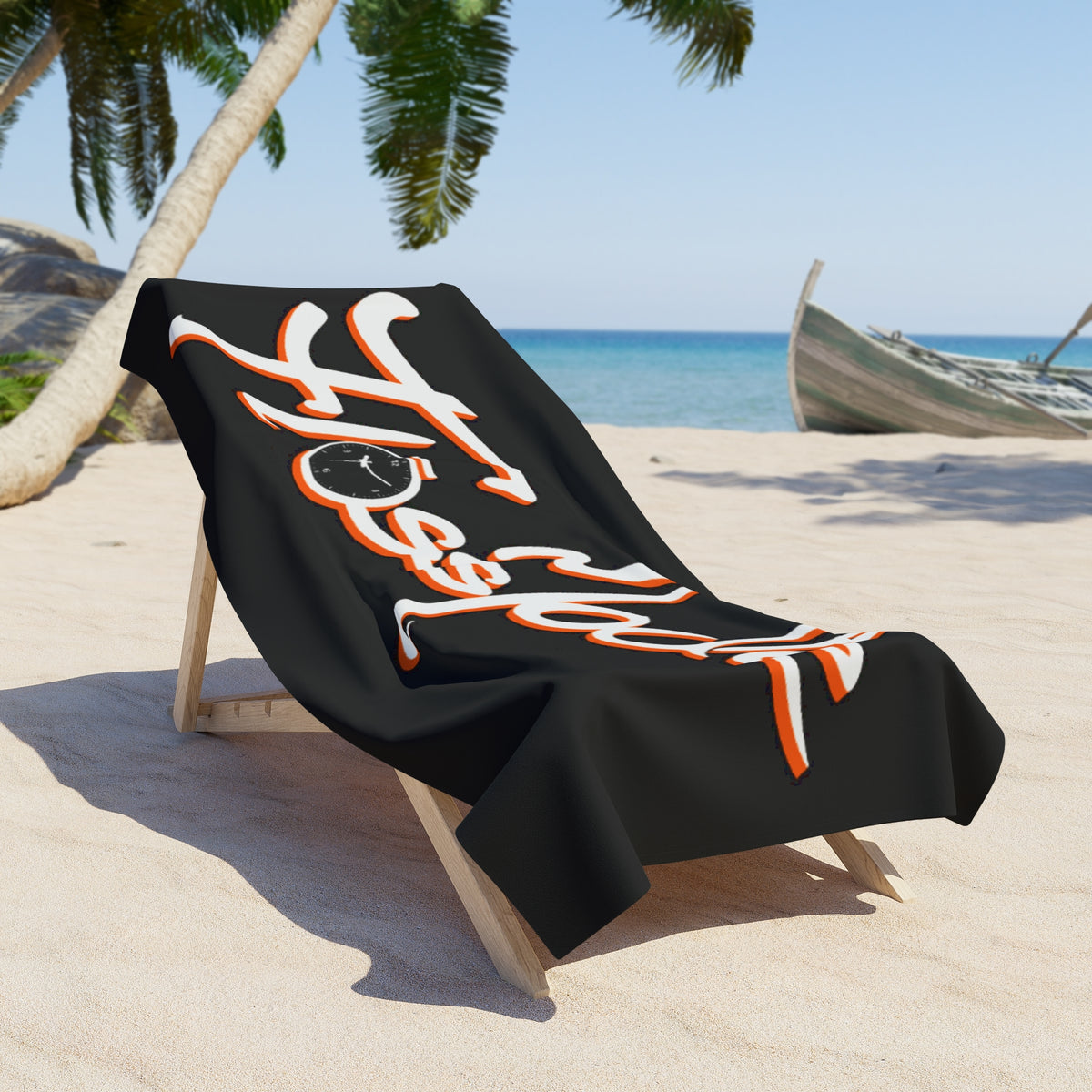 Floss Mode Beach Towel